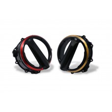 CNC Racing Bi-Color Clear Clutch Cover For MV Agusta F3/B3 Models With a Cable Clutch
